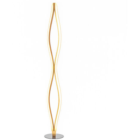 Lumora Lampada da Terra a Spirale - LED Dimmerabile in Design Moderno