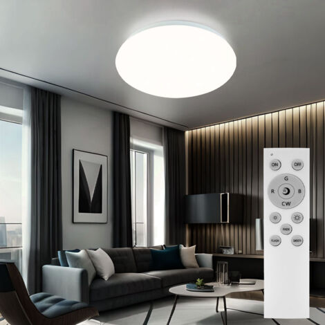 I-TOTAL Lampada A LED Cambiacolori Tubo 110 Cm – Con Telecomando, Luce Fissa O Dinamica, 16 Colori, Moderna Per Soggiorno E Ufficio