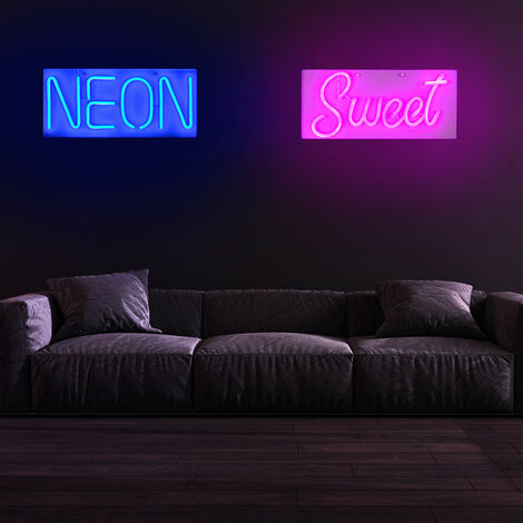 Insegna al neon LED insegna al neon da parete scritta illuminazione sala  giochi, luce al neon
