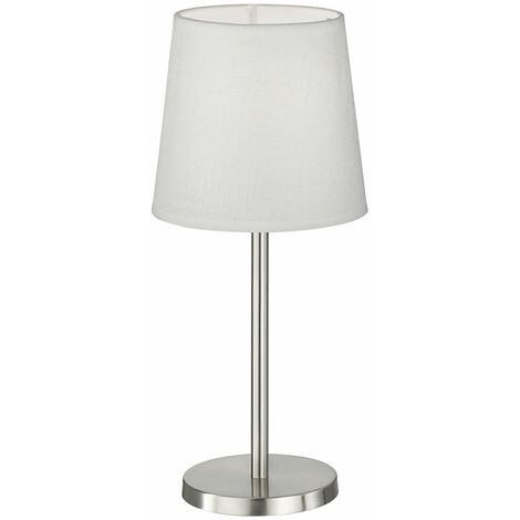 Brilo Lampada da tavolo in carta E14 Bianco max. 6 W / Ø 26 cm / H 27 cm