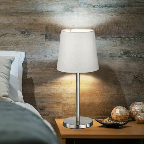 Lampada da tavolo lampada da comodino camera da letto soggiorno bianco Lampada  da tavolo 30 cm