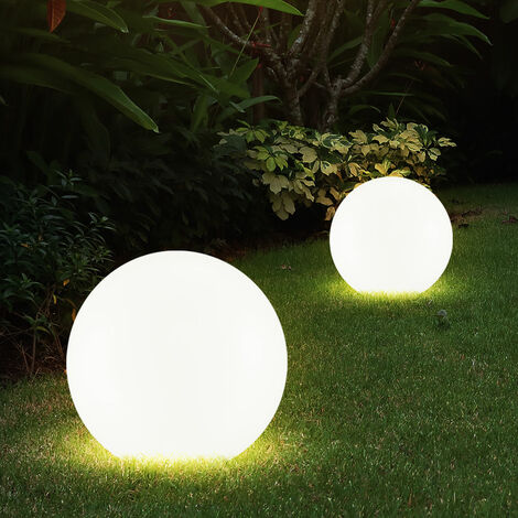 Beautyard Globo Solare Per Esterno In Vetro Incrinato 12 Cm - Luce LED 40 Luci, Ricarica USB, Pannello Solare, IP65