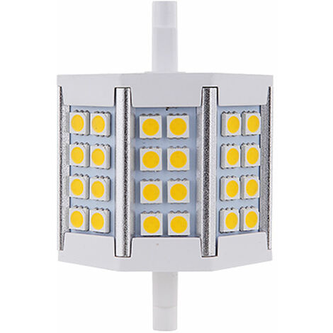 Lampadina LED R7s sostitutiva per alogene 5.5W 78mm su Luce Kelvin Naturale  4000K