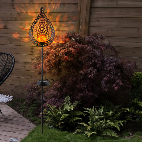 Lampada da giardino a luce solare plug-in luce LED per esterni luce  picchetto lampada decorativa