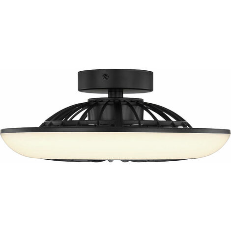 Lampada da soffitto ventilatore da soffitto con illuminazione plafoniera  silenziosa con ventola camera da letto, funzione memoria raffreddamento  commutabile gradualmente, LED PxH 30x12 cm