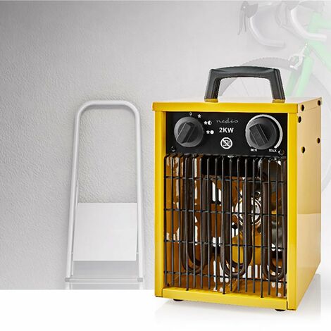 TERMOVENTILATORE ELETTRICO CALDO Bagno Basso Consumo Nedis Stufa