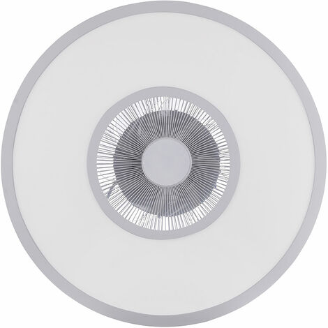 Ventilatore da soffitto con illuminazione LED ventilatore plafoniera,  telecomando, 10 livelli, dimmerabile, 1x LED 32W 2600lm 2700-5000K bianco  caldo-bianco freddo, PxH 59,5x16,5 cm