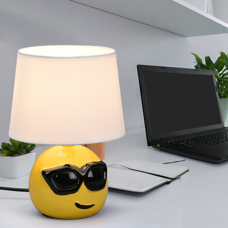 Eglo Lampada da tavolo Maserlo, lampada da tavolo in tessuto a uno punto luce, lampada da comodino in acciaio e tessuto, nichel opaco, nero, oro, attacco E27, incluso interruttore
