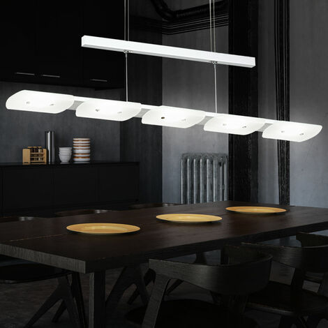 EKSED Lampadario Vintage in Vetro con Base E27, Lampada a Sospensione