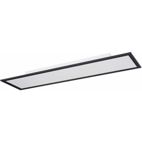 Pannello LED soggiorno plafoniera pannello lampada montato pannello  soffitto nero, alluminio, bianco, LED 40W 2700Lm bianco