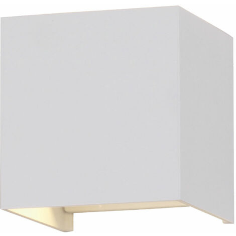 Lampada da parete, lampada da esterno, lampada per facciate, luce LED per porta d'ingresso che brilla verso il basso, grigio alluminio, LxA 22x5,6 cm