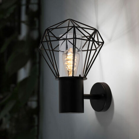 Illuminazione per esterni lampada da parete lampada da parete per esterni  lampada da giardino griglia nera