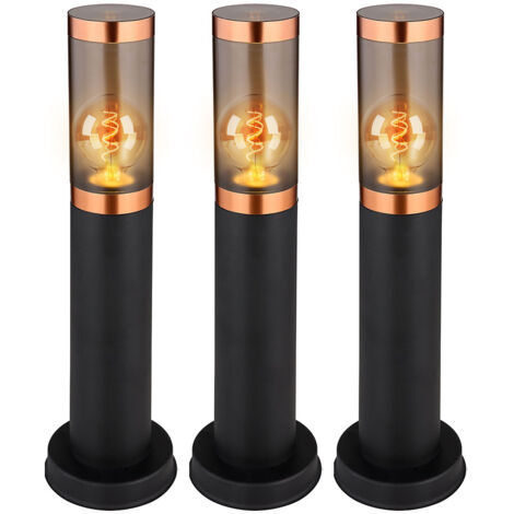 BAKAJI Lampada Piantana da Terra Design Moderno Struttura in Legno Luce
