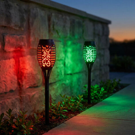 Hemobllo 2 Set picchetti di ricambio per luci di percorso lampadina luce solare palo lampade giardino parti di ricambio per luci paesaggistiche pali di ricambio per luci da esterno