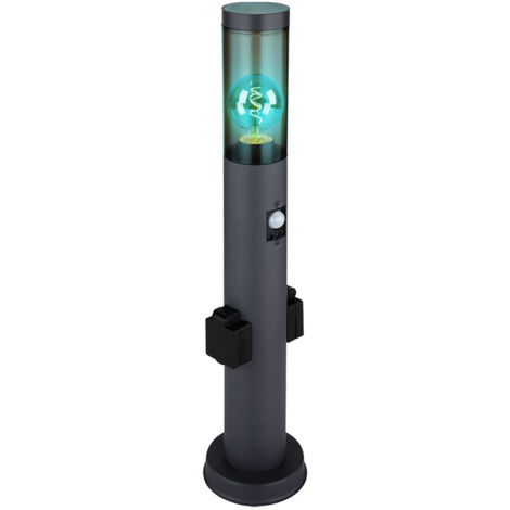 Brillant Lampada Da Parete Per Esterni Con Rilevatore Di Movimento, Antracite, IP44, Attacco E27, Regolabile, 29x23x9 Cm