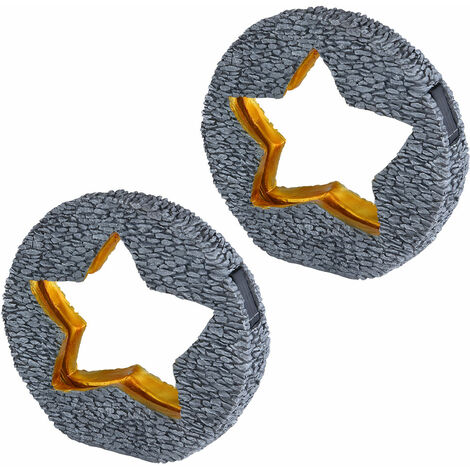 Pietra Decorativa Da Giardino A Forma Di Ciabatta - Decorazione Colorata Per Esterni O Parete - Diametro 24cm