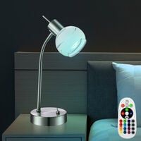 Lampada da tavolo soggiorno lampada da lettura sfera di vetro dimmer  telecomando in un set che