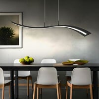 Lampada Comodino Moderna Nera Design Led CCT Luce Regolabile