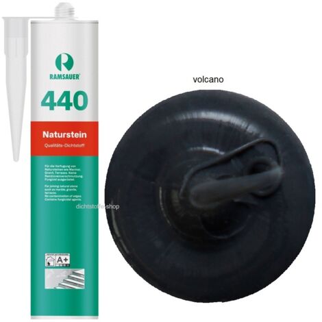 Ramsauer 440 Naturstein Silikon Fugen Dichtstoff 310ml Kartusche volcano