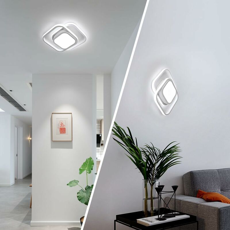 Plafonnier LED Moderne 32W Lampe de Plafond Blanc Froid 6000K