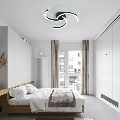 Plafonnier LED Design moderne Blanc Froid 6000K Lampe de Plafond Pour salon  chambre à coucher salle