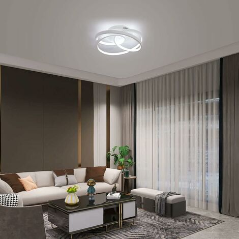 Plafonnier LED Design moderne Rond Lampe de Plafond 40W Pour salon chambre  à coucher salle à manger bureau Blanc Lumière Blanche Chaude 3000K - Achat  & prix