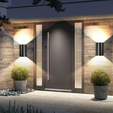 6 W/10 W mur LED lumière extérieure étanche IP65 porche jardin