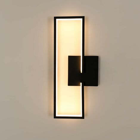 Applique Murale LED Intérieur 16W, Design Carré Simple, Luminaire