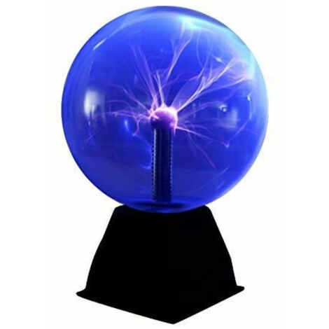 DAXGD Lampe boule de plasma Lumière plasma magique 5 pouces Lampe globe  statique Lumière bleue électrostatique tactile : : Luminaires et  Éclairage