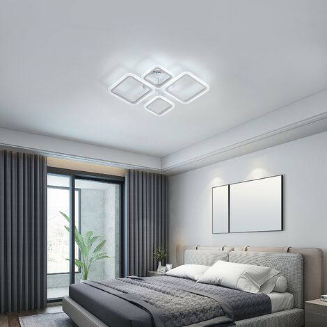 Plafonnier carré led dormitorio