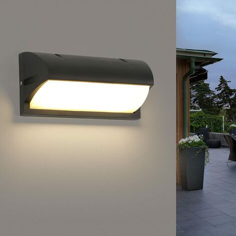 Applique murale LED 18W capteur LED IP65 éclairage extérieur avec détecteur  de mouvement patios jardins blanc chaud