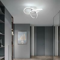 Plafonnier LED Moderne, 22W Lampe de Plafond en Aluminium et Acrylique, Plafonnier LED Design en Forme de Fleur pour Chambre Cuisine Salon Couloir Salle à Manger Balcon
