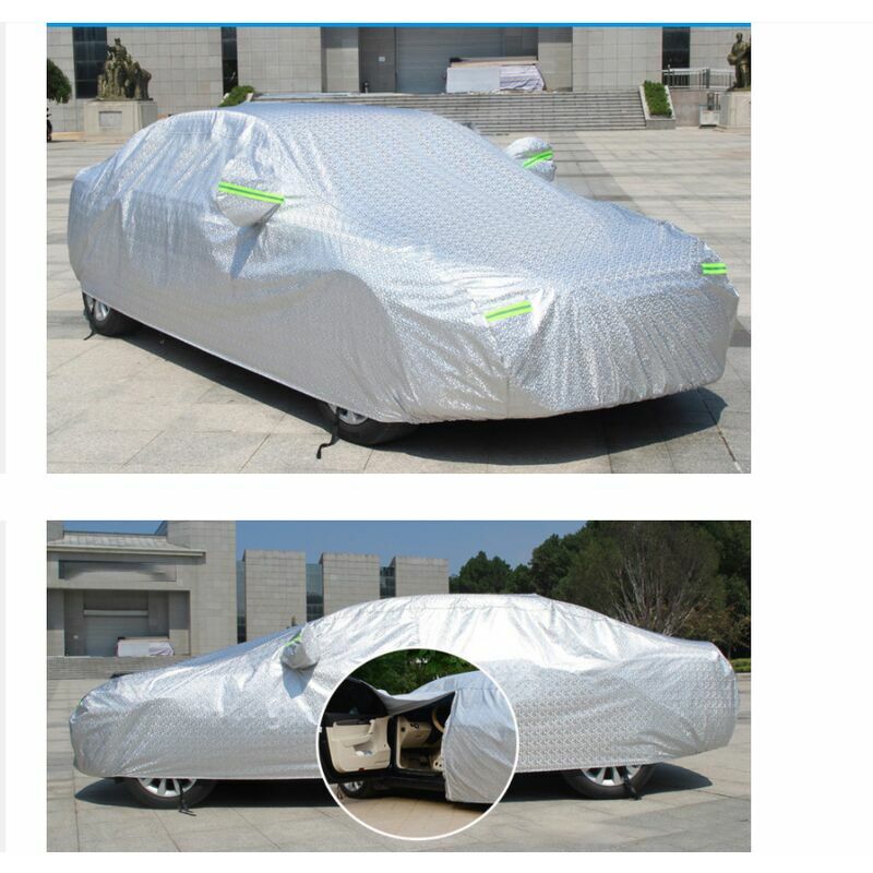 Auto-Außen-SUV, universelle wasserdichte Autoabdeckung, Anti-Hagel- und UV-Schutz,  mit Reißverschluss, 490 x 160 x 190 cm (2XXL)
