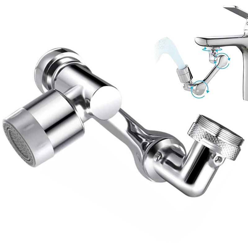 360-Grad-Wasserhahn-Sprayer-Verlaengerungsschlauch  Silikon-Verlaengerungsrohr mit auslaufsicherer Dichtung Bubbler Flexibler  Wasserhahn-Verlaengerungsschlauch