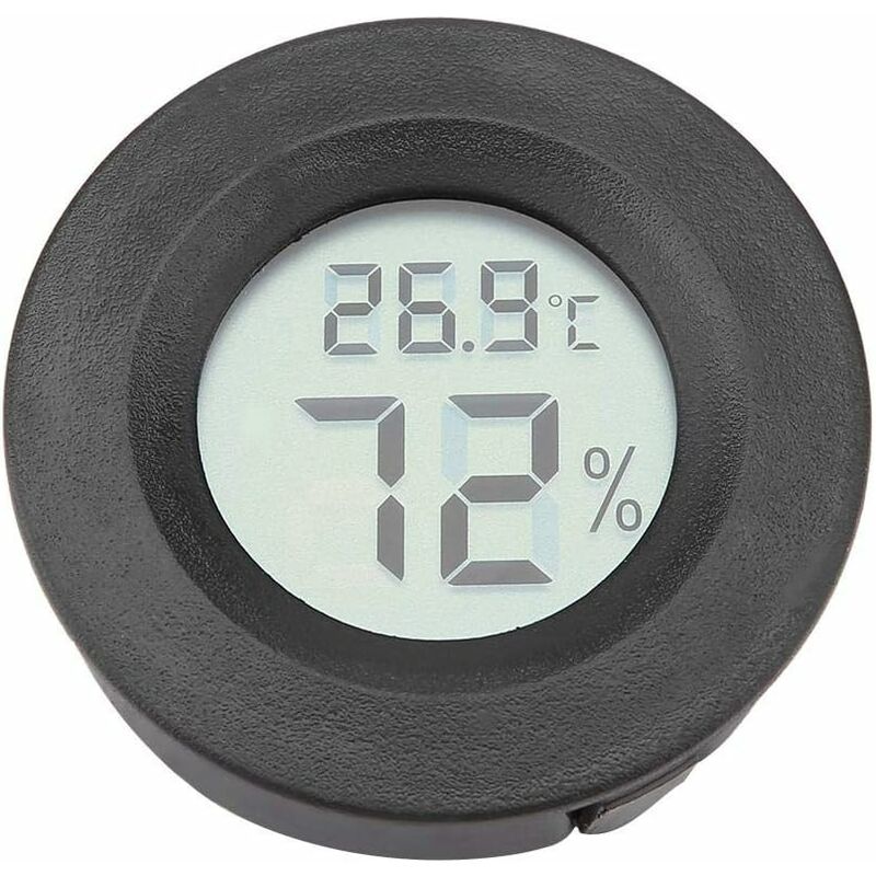 [Paket] Außenthermometer 25 cm schwarz Kunststoff Thermometer  Gartenthermometer draußen 