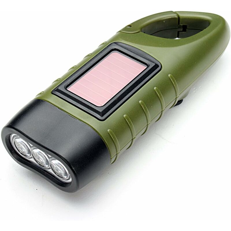 Taschenlampe Outdoor Handlampe mit Karabiner Haken für Camping picknick, 