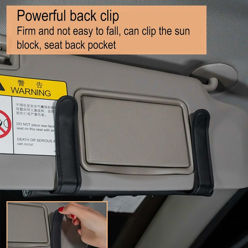 LITZEE Auto Tissue Box Halter, Auto Sonnenblende Tissues