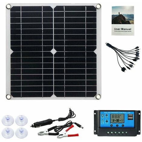 200W Solarpanel Kit 12V bis 220V Batterieladegerät RV
