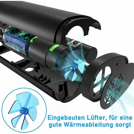 LITZEE Kompressor Elektrische Luftpumpe für Auto und Fahrrad, Mini