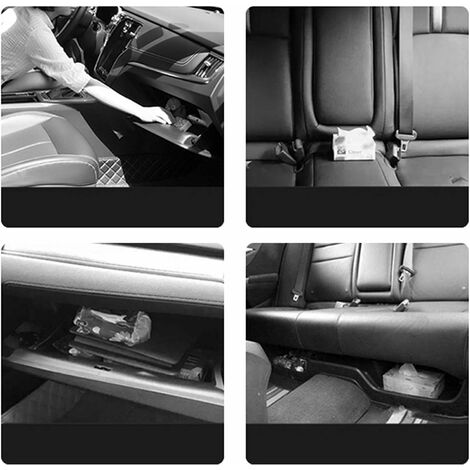 LITZEE Auto Tissue Box Halter, Auto Sonnenblende Tissues Serviettenhalter  mit Sparkly Crystal Diamond Bling Autozubehör für