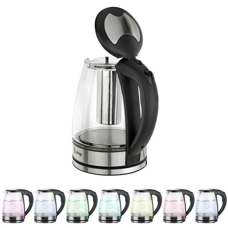 2200 W Wasser Kocher 1,7 Liter Küchen Tee Erhitzer Sicherheitsverschluss schwarz 