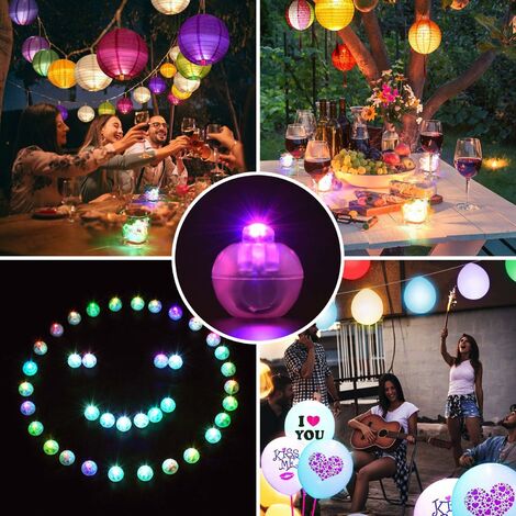 Mini LED Licht Batteriebetrieben Luftballon Party Lichterkette Lichter  Laterne