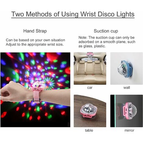 LITZEE Dekorationslicht, für Kugel-Nachtlampen, Auto- buntes magische Kinder, Mini-Mehrfarben-LED-Lichter, Nachtlichter wiederaufladbares Lichtarmband