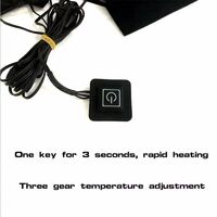 LITZEE USB Elektrisch beheizte Jacke Heizkissen Outdoor Thermal Winter Warm Herbst Beheizte Ausrüstung Beheizte Weste Pads Für DIY Beheizte Kleidung