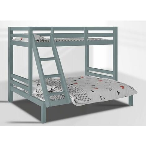 Kent Wooden Triple Bunk Bed With 3ft, Top Bunk Bed Only