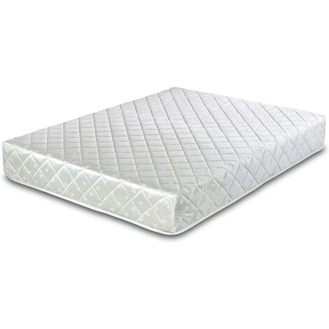Deluxe Memory Foam Coil Spring Rolled Mattress - 4FT Small Double