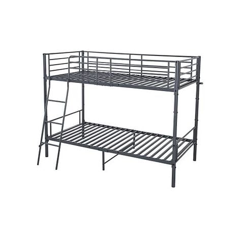 Lynton Single 3FT Metal Bunk Bed - FRAME WITH LITTLE CHAMP MATTRESSES