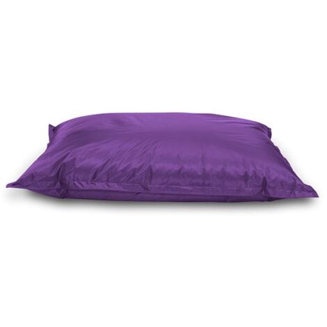 Jumbo Bean Bag Chair/Lounger Outdoor & Indoor (Water and Weather Resistant) with Foam Flakes Filling - Purple