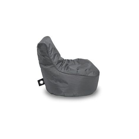 Solo Ready Steady Bed Children's Water Resistant Bean Bag Chair with Foam Flakes Filling - Grey