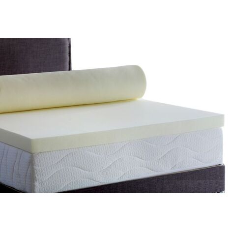 Memory Foam Mattress Topper 5000, 2 inch - With Cover, 4FT Small Double